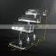 3 Tier Acrylic Eyeglasses Frame Stand Acrylic Sunglasses Rack Holder