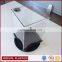 Acrylic Leaflet Brochure Display Box Rotatable Clear Acrylic Magazine Organizer
