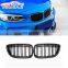 F22  carbon fiber dual slat car front bumper grille grill for 2014-2018 BMW 2 series F22 F23 F87 M2