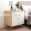 Bedroom white wooden bedside table night stand