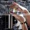 latest bathroom accessories Wall Mount Stainless Steel hand sanitizer toilet holder shelf metal luxury Soap Dispenser bracket
