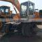 Cheap Hyundai 130w-5 wheel excavator
