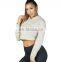 Mint color cool crop top hoodie summer fashion cropped hoodie