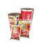 100g custom printing aluminum foil  tomato sauce automatic machine roll film packaging film