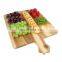 Extra Large Thick Acacia Wood Cutting Paddle Round Board With Handle