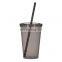 Fancy Drinkware Transparent Small Luxury Custom Logo Designer Reusable 2022 Ice Cream Smoothie Cute Black Tumbler