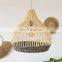 Handcrafted natural Rattan Lampshade rattan pendant light wicker ceiling light decor manufacturer