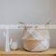 Handwoven Large White Patterned Basket, Seagrass Belly Basket, Boho Basket Planter Wholesale