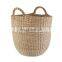 Natural Super Trendy Storage Basket Woven From Seagrass Laundry Basket Handwoven Natural Wholesale