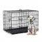 Factory Wholesale Matel Pet Cage Multisize Black Pet Cage Outdoor Dog Kennel House From China Factory