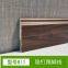 8 cm baseboard wood grain hidden nail PVC baseboard home baseboard bamboo fiber corner line