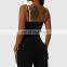 Factory Sale Contrasting Colors Backless Sports Bras Sling Straps Yoga Fitness Tops