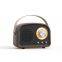 Mini Retro Classical Bass Bluetooth Speaker Portable Wireless Subwoofer Sound TWS Stereo Surround AUX TF Music Player