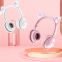 Hot Selling Children Foldable Headset Headphone Kids Girls Over Ear Earphone Stereo Sound Led Light Cat Ear Headphone