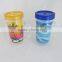 PS Double Wall Hotsale BPA Free Plastic Mason Jar With Handle And Straw