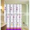 Lovely design for children waterproof polyester flower printed shower curtain