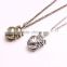 Simple Small Bell 925 Sterling Silver Necklace Antique Pendant Necklace