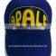 flat short brim 5 panel cap with printing logo