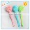 handle pouf bath pouf bath lily shower pouf super soft rich bubble new design exfoliate puff lady puff back strap