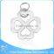 Clover shaped women gift wholesale cheap custom stainless steel charms pendants