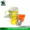 Food grade silicone stainless steel tea infuser with fashion design