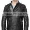 MEN CAFE RACER STYLE LEATHER JACKET WITH QUILTING