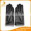 2016 soft black sheepskin palm leather gloves with woolen handback
