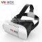 2016 Virtual Reality Glasses VR Box Fit 3.5 to 6.0 inch mobile phone 3 d Glasses Print Logo vr Headset