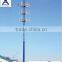 Hot dip galvanized steel singal pole tower