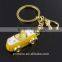 New Classic Enamel Paint Metal Simulation Mini Car Shape Model Key chain
