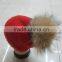 RRKB035 Winter Genuine fox fur pompom ball woolen beanie Knitted hat