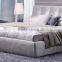 B1880 upholstered drawer footboard bedroom sofa bed modern bed