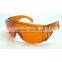 Wide view Frameless CE EN166 Protection Eyewears Safety Glasses