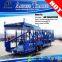 New or used 2 axles hydraulic two floor car carrier trailer for philippines