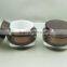 Oval Shape acrylic cream jars cosmetic packaging jars empty face cream jar
