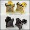 mens mircopaved brass cz stone earring