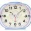 Plastic oval shape table alarm clock, wake up clock