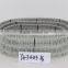 oval woven shallow storage basket