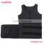 Black with zipper waist support belt