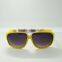 Promotional cheap colored plastic and metal sunglasses motorcycle sunglasses