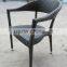 hotsale garden furniture cafe shop used PE rattan wicker chair