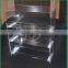 2016 Trendy 3 tiers clear acrylic cosmetic tobacco display box 3 layers acrylic display case