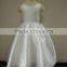 Baby Girls Party Wear Dress White Satin Fabric Child Dresses Of Party For Grils Of 10 to 15 Years