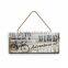 Hot 2016 Art Work Craft Letter Wall Home Decor Art Burlap Plaque