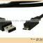 right angle mini usb cable with UL,SGS certification