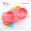 Portable cheap travel custom pink plastic dog bowl