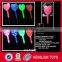 2015 new products eco-friendly plastic bowknot shape LED light-up stick for kids toy