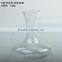 HIGH QUALITY cheap transparent glass wine /whiskey decanter for centerpiece and supermarket