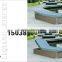 outdoor furniture double sun lounger bed beach sun bed plastic sun bed