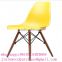 solid wood beech leg with plastic chair